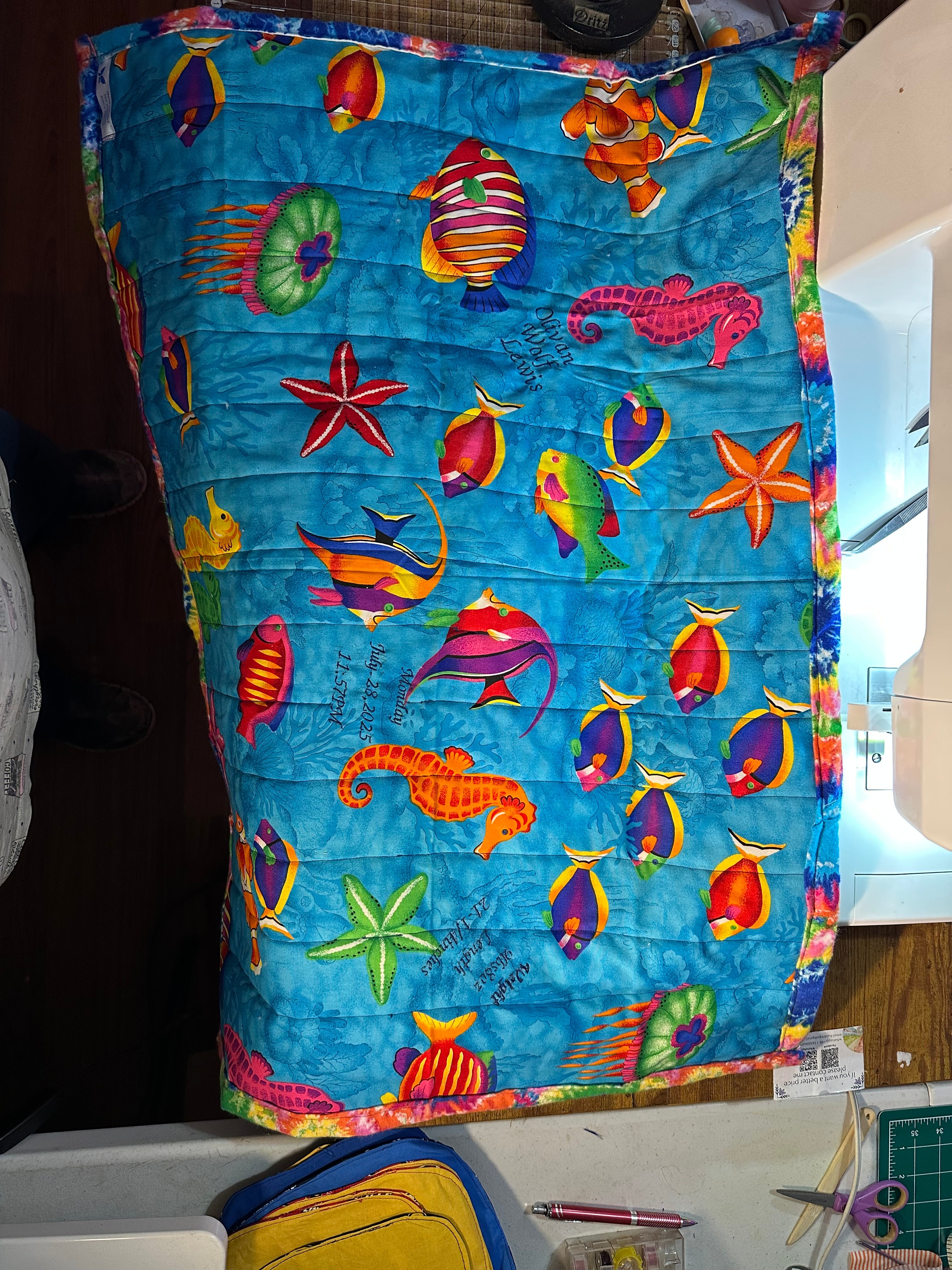 Handcrafted Keepsake Sea Quilt – KiMi's Kwilts & Krafts SAMPLE