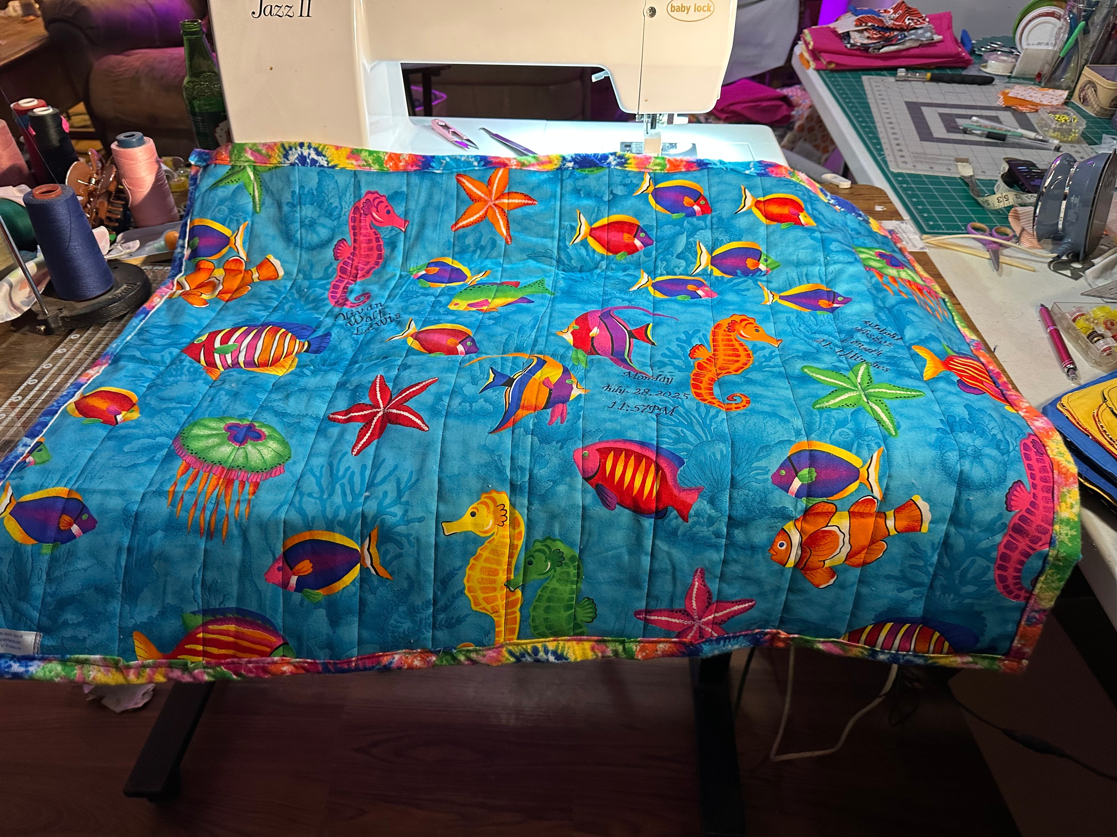 Handcrafted Keepsake Sea Quilt – KiMi's Kwilts & Krafts SAMPLE