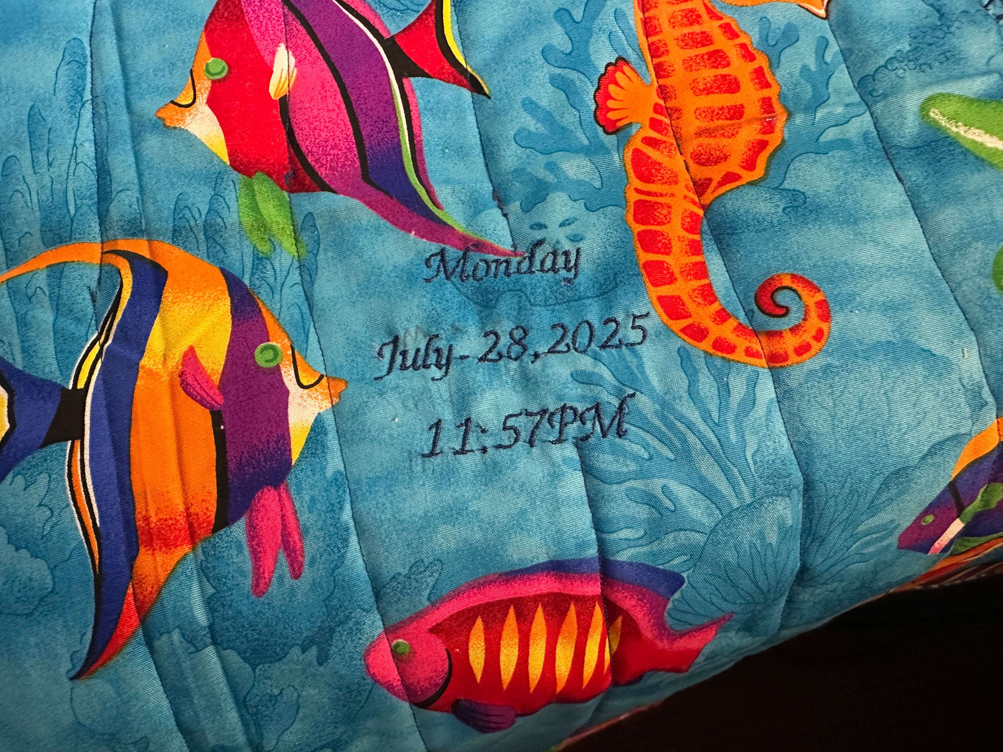 Handcrafted Keepsake Sea Quilt – KiMi's Kwilts & Krafts SAMPLE
