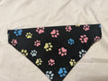Black Multicolor Paws Pet Bandanna – KiMi's Kwilts & Krafts